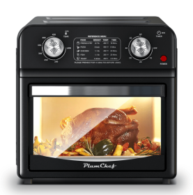 12.5 Quotation 7-in-1 Convection Oven, 1500W,5 preset menus, pizza, baking, roasting, grilling, toasting, dehydration, defrosting, 11.8L smart o