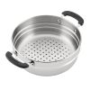 Brilliance Steamer Insert Metal Utensil and Dishwasher Safe, Stainless Steel