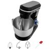 Stand Mixer, 5QT Dough Mixer, 10+P Speeds Tilt-head Food Mixer, Kitchen Mixer with Stainless Steel Bowl, Dough Hook, Wire Whip, Beater, Scraper