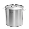 5.5 Gallon Top Grade Thick Stainless Steel Stock Pot 18/10