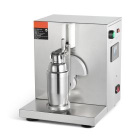 Milkshake Maker Machine, 120W Commercial Milk Tea Shaker Machine, Single Head Milk Shake Mixer Machine, 0-180s Adjustable Milkshake Blender