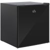 1.1 Cu.Ft Mini Upright Freezer Countertop with Removable Shelves Reversible Door for Home Dorm Black