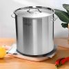 5.5 Gallon Top Grade Thick Stainless Steel Stock Pot 18/10