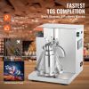 Milkshake Maker Machine, 120W Commercial Milk Tea Shaker Machine, Single Head Milk Shake Mixer Machine, 0-180s Adjustable Milkshake Blender