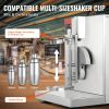 Milkshake Maker Machine, 120W Commercial Milk Tea Shaker Machine, Single Head Milk Shake Mixer Machine, 0-180s Adjustable Milkshake Blender