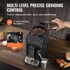 Automatic Espresso Machine, 20 Bar Auto Coffee Machine with Frother Steam Wand, Built-In Grinder and 15-Level Grinding Settings