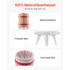 1.6 Gal/6L Fruit Wine Press, Solid Wood Basket with 8 Blocks, Heavy Duty Manual Juice Maker