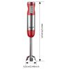HB-2016A 5-in-1 Hand Immersion Blender, 30 Speeds Handheld Blender, Copper Motor Stainless Steel Blade Stick Blender,600ml Mixing Beaker
