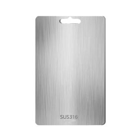 Anti-Bacterial Anti-Mold Board Home Kitchen Chopping Board (Color: Steel Color, Type: 316/39x28cm)