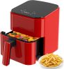 3.17 QT Digital Air Fryer, a small air fryer with a PP touch panel, with a maximum temperature of 400 degrees Fahrenheit.