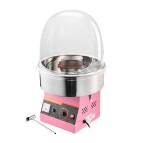Electric Cotton Candy Machine, 1000W Commercial Floss Maker With Cover, Commercial Cotton Candy Machine w/Stainless Steel Bowl & Sugar Scoop (Default: Default)